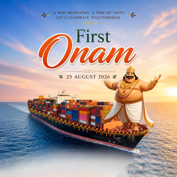 First Onam 9 poster design