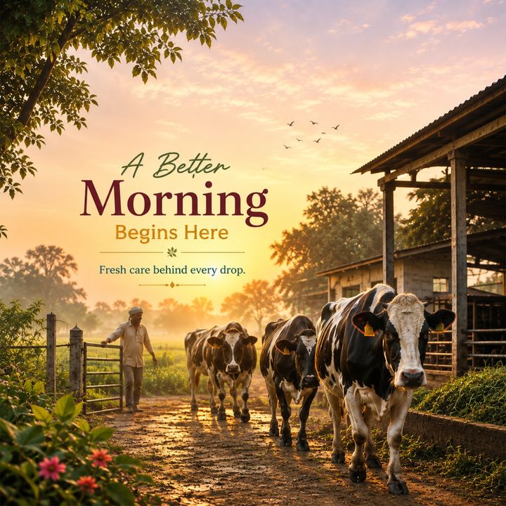 Dairy Farm 1 poster design