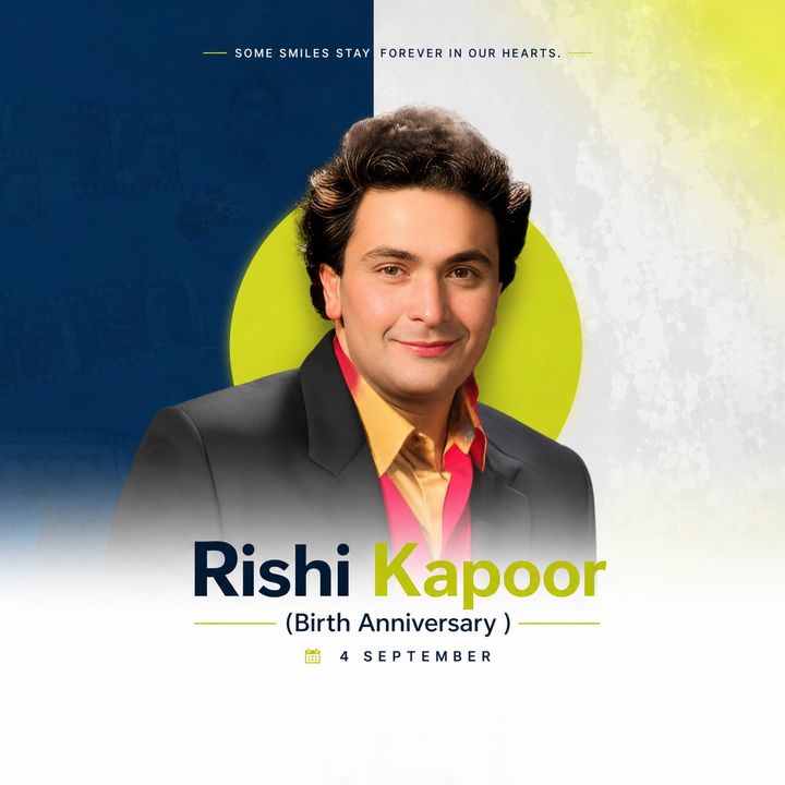 Rishi Kapoor 1 poster design