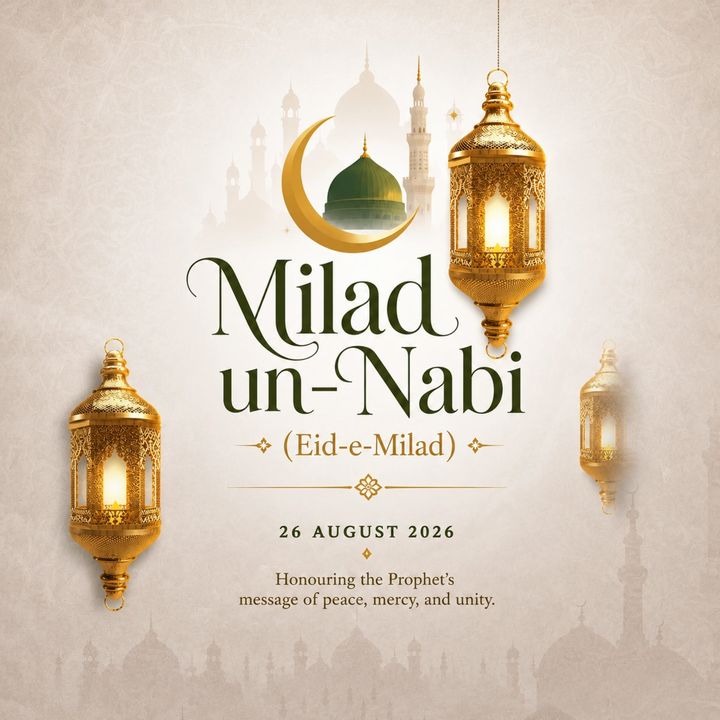 Milad Un Nabi 2 poster design
