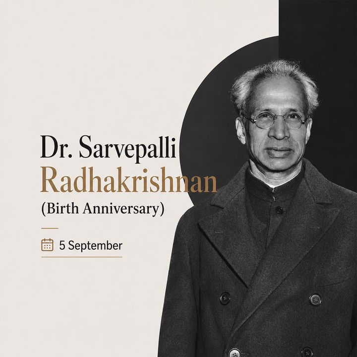 Dr. Sarvepalli Radhakrishnan 1 poster design