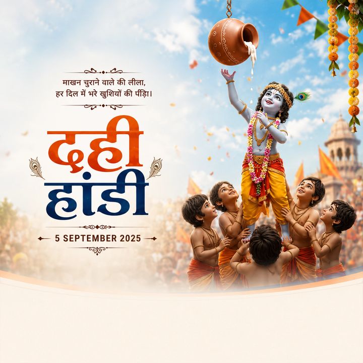 Dahi Handi 2 poster design