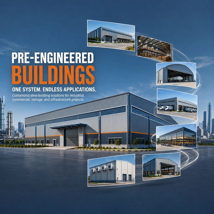 Pre Engineered Buildings 5 poster design