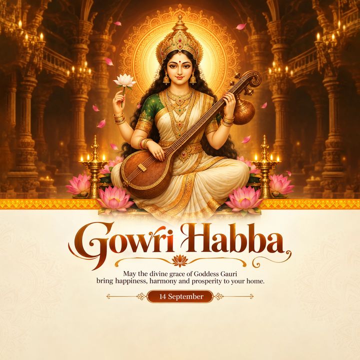 Gowri Habba 4 poster design