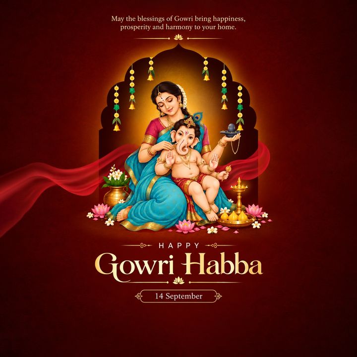 Gowri Habba 5 poster design