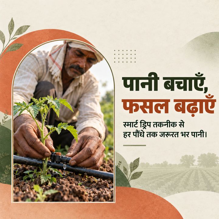 Drip Irrigation & Sprinkler 3 poster design