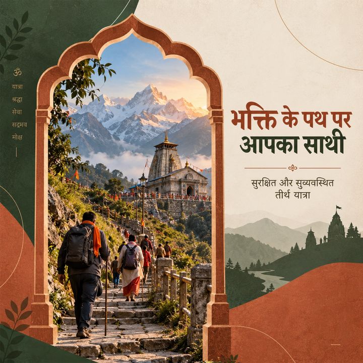 Religious Yatra Organizer 5 poster design