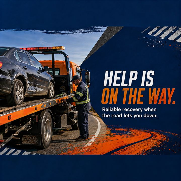 Towing Service 1 poster design