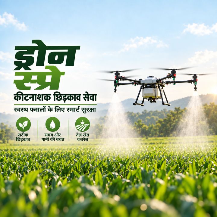 Drone Spray / Pesticide Service 2 poster design