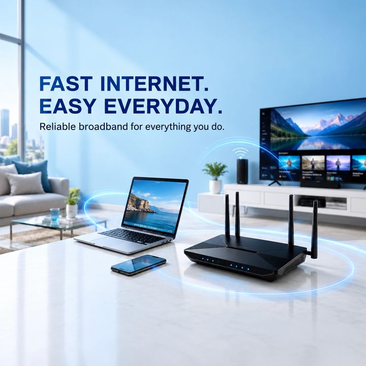 Internet Broadband Provider 5 poster design