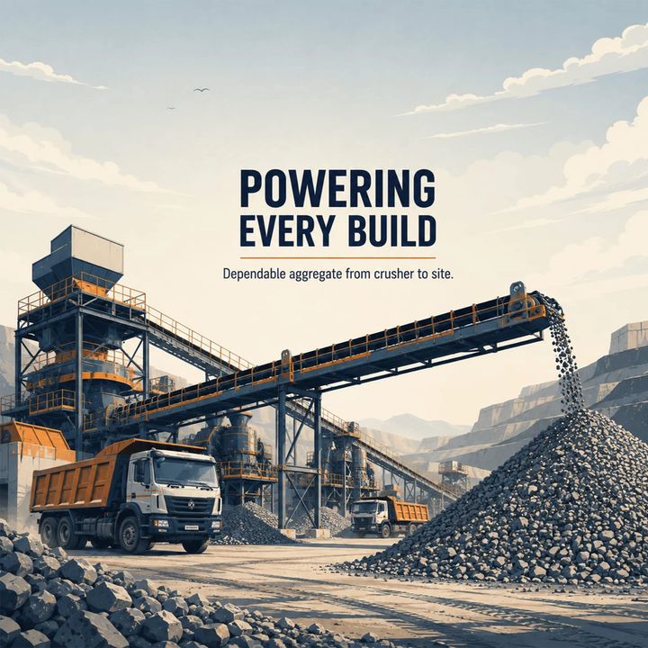 Stone Crusher / Gitti Supplier 5 poster design