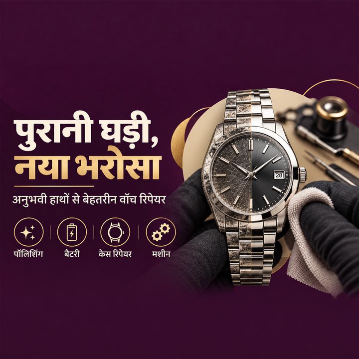 Watch Repair 1 poster design