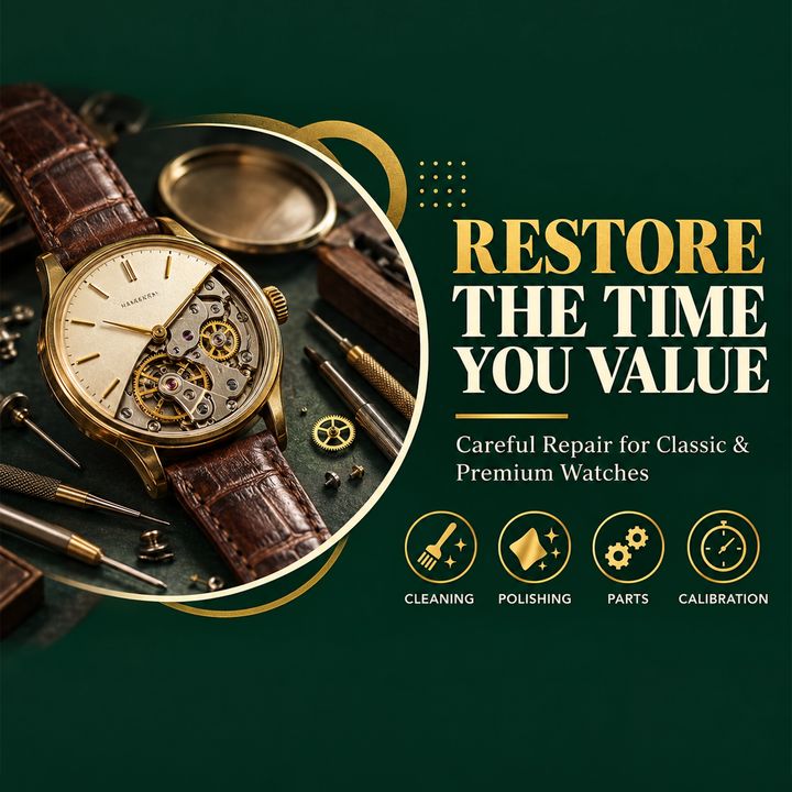Watch Repair 2 poster design