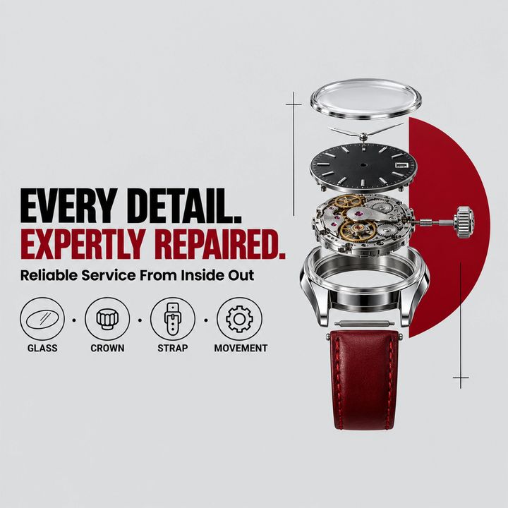 Watch Repair 3 poster design