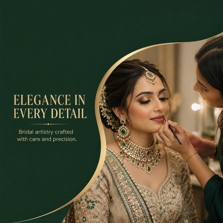 Bridal Makeup Artist 5 poster design