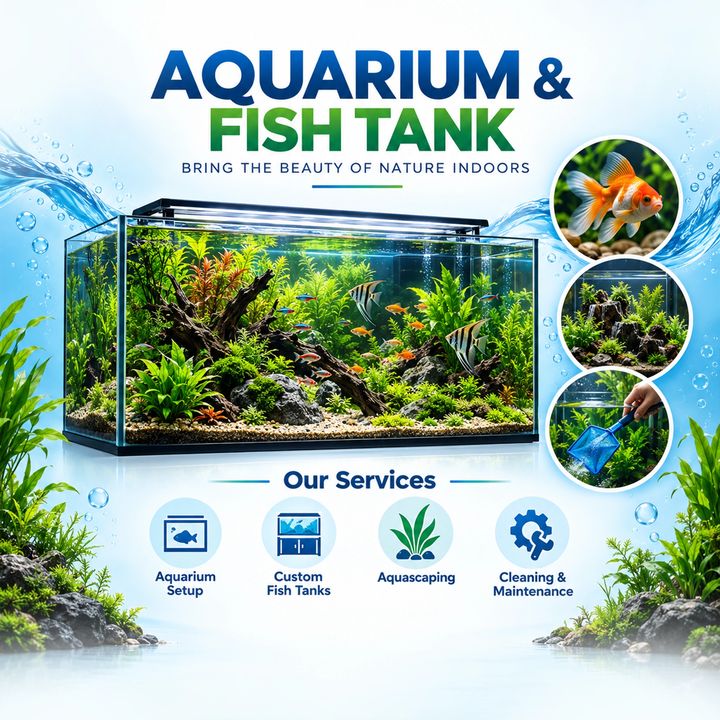 Aquarium & Fish Tank Shop 1 poster design