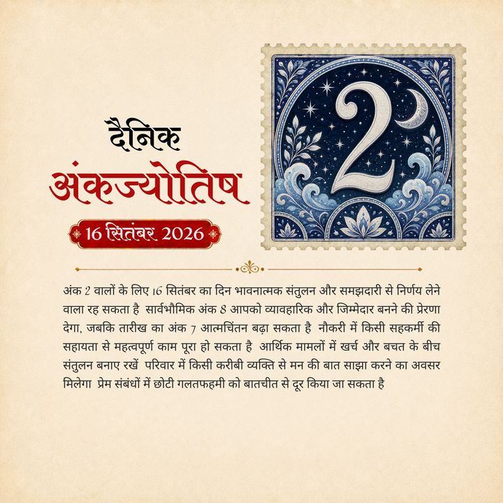 Numerology 2 poster design