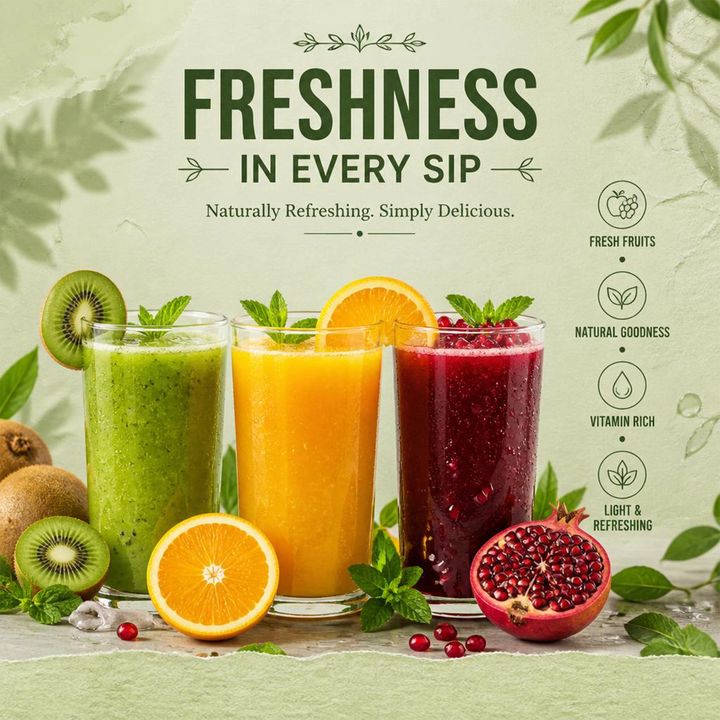 Juice Centre / Shakes 5 poster design
