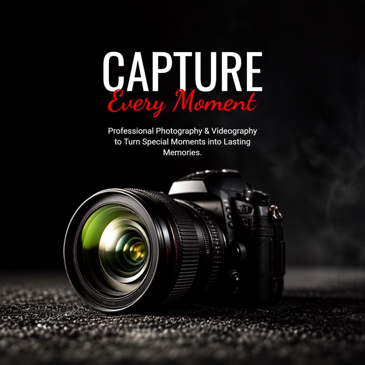 Photography & Videography 3 poster design