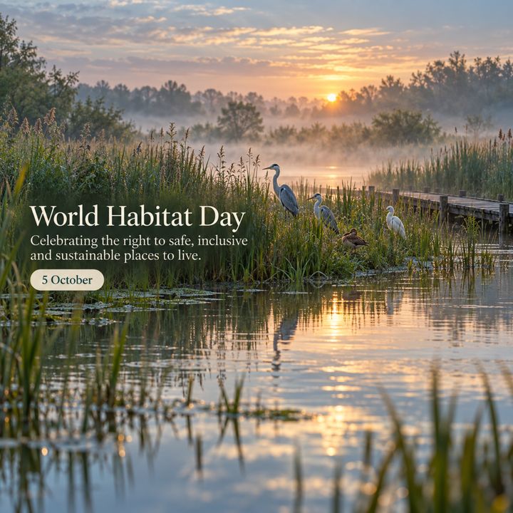 World Habitat Day 2 poster design