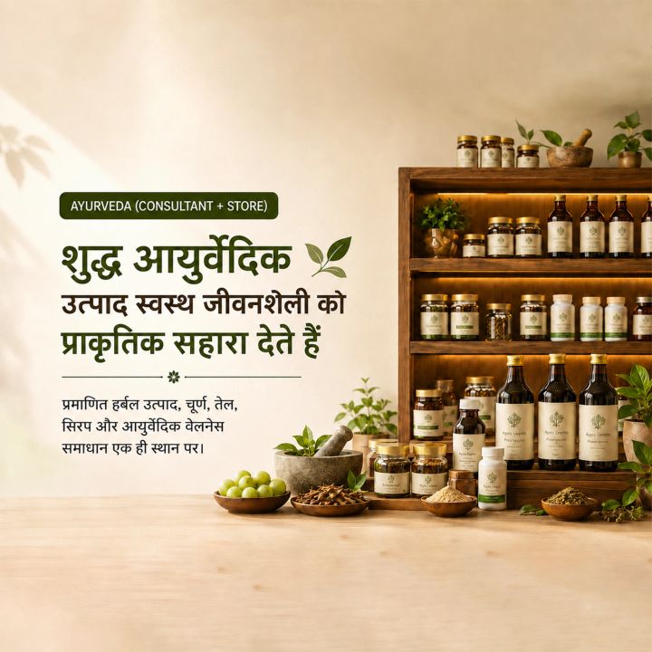 Ayurveda (consultant + Store) 05 poster design