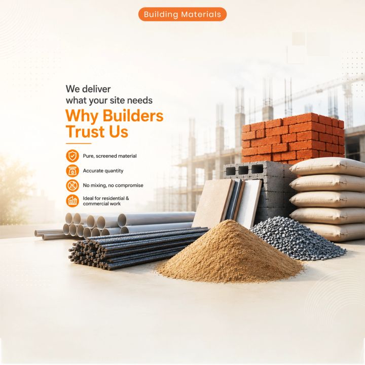 Building Material (cement, Sariya) 04 poster design