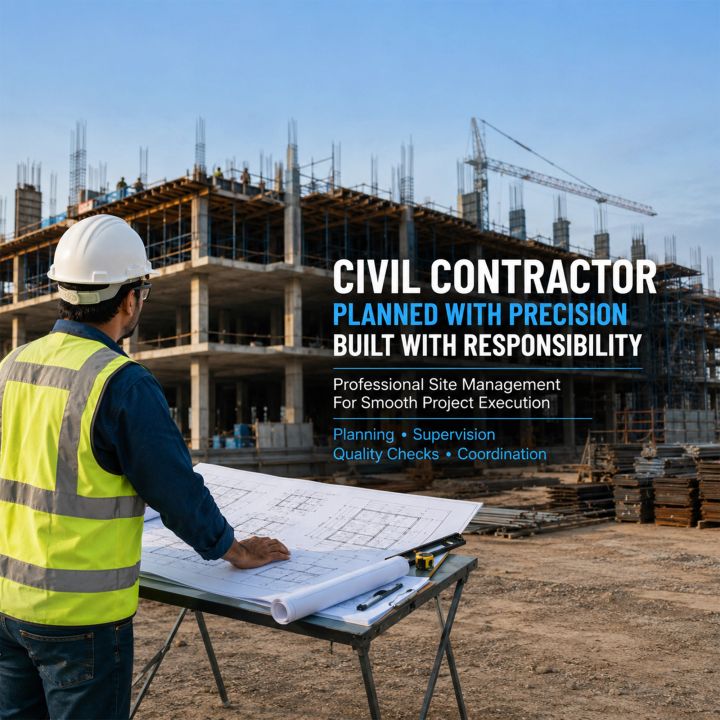 Civil Contractor 02 poster design