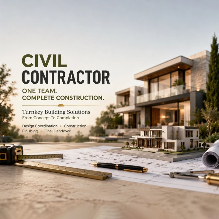 Civil Contractor 03 poster design
