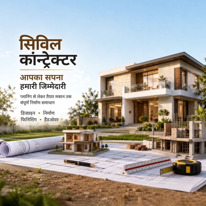 Civil Contractor 04 poster design