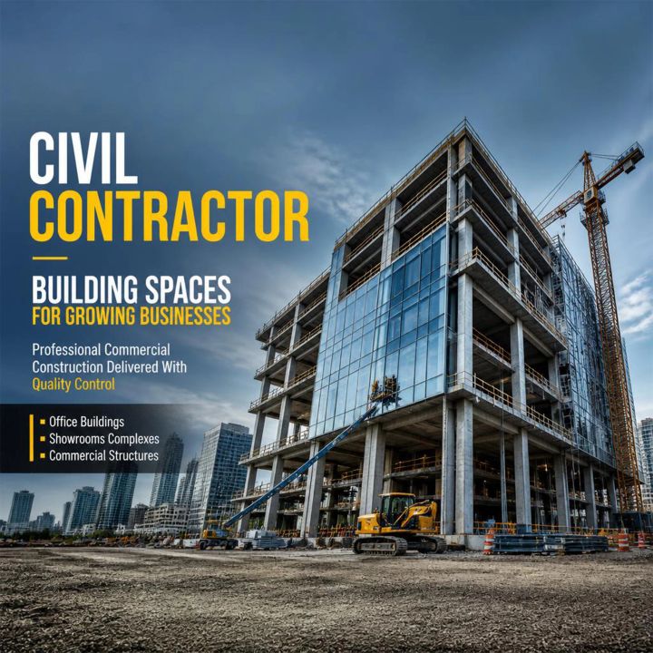 Civil Contractor 09 poster design