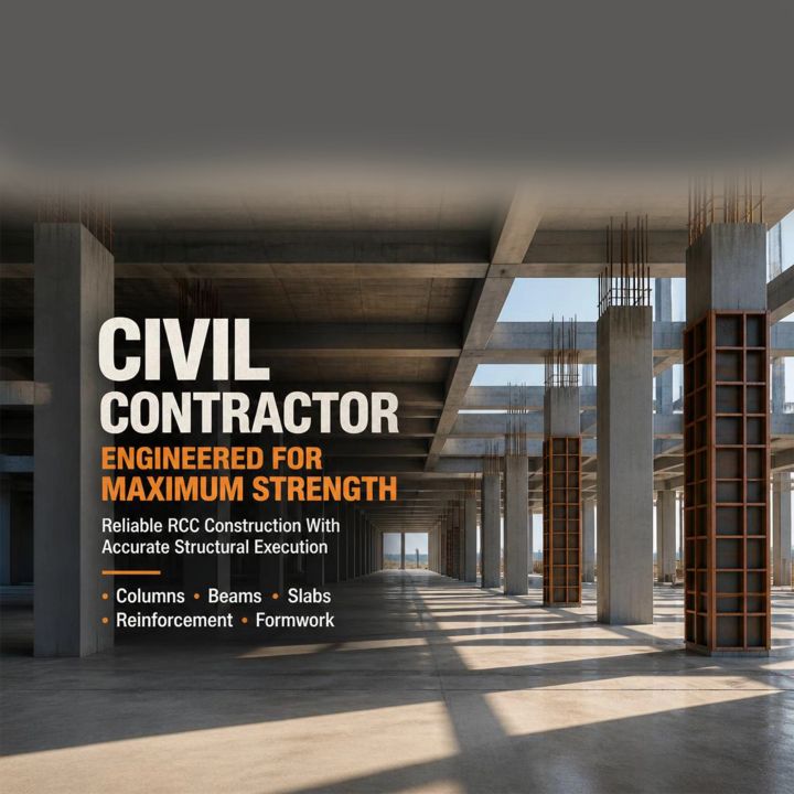 Civil Contractor 13 poster design