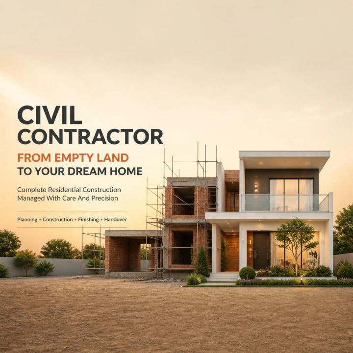 Civil Contractor 14 poster design
