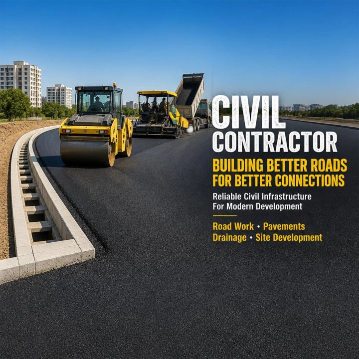 Civil Contractor 20 poster design