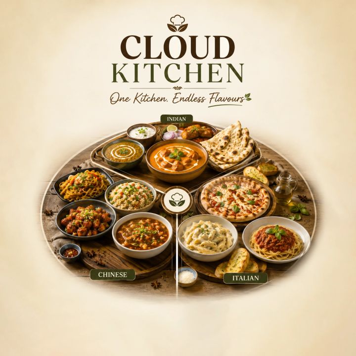 Cloud Kitchen 17 poster design