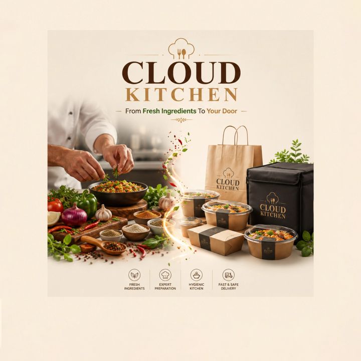 Cloud Kitchen 19 poster design