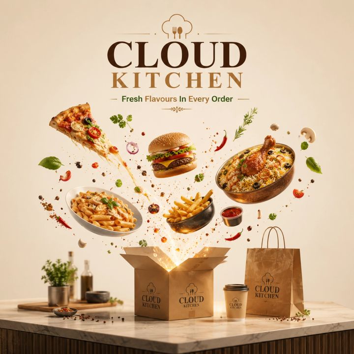 Cloud Kitchen 20 poster design