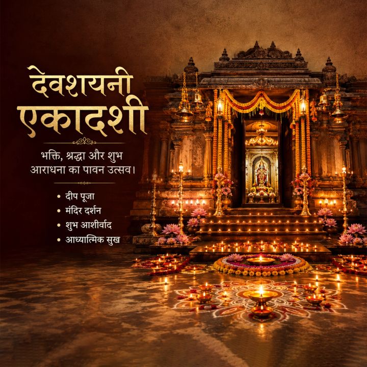 Devshayani Ekadashi 04 poster design