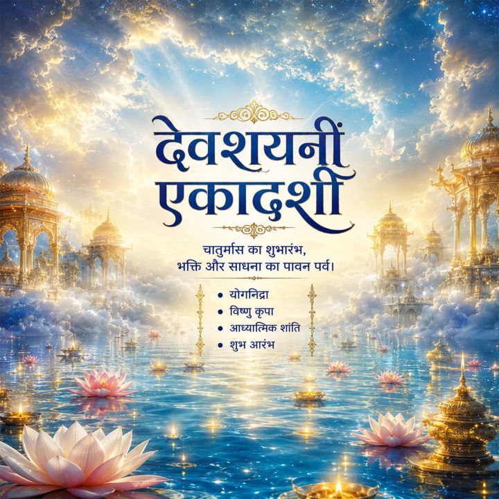 Devshayani Ekadashi 05 poster design