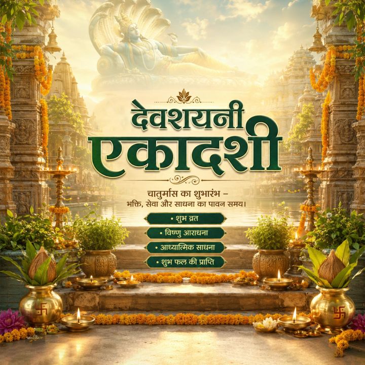 Devshayani Ekadashi 08 poster design