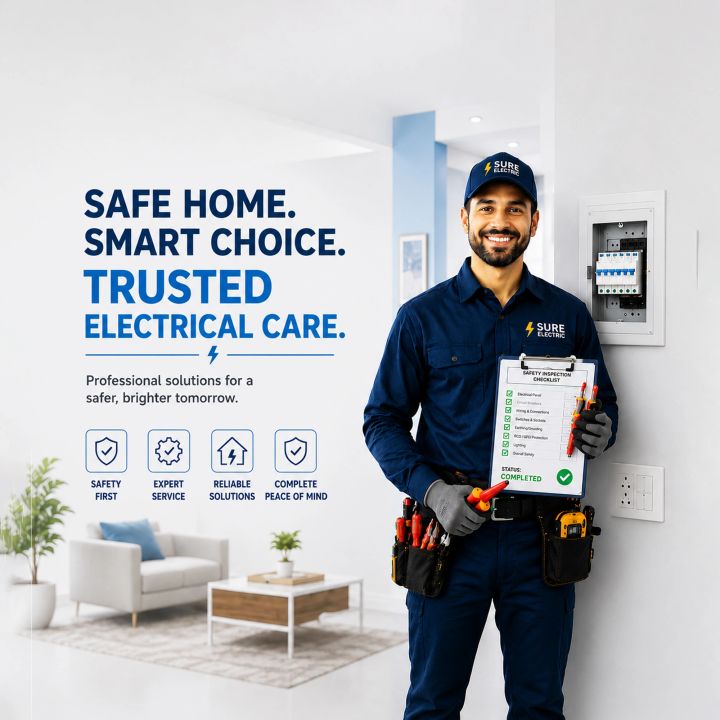 Electrician 25 poster design