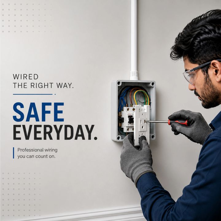 Electrician 32 poster design