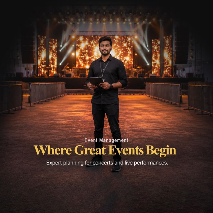 Event Planner 22 poster design