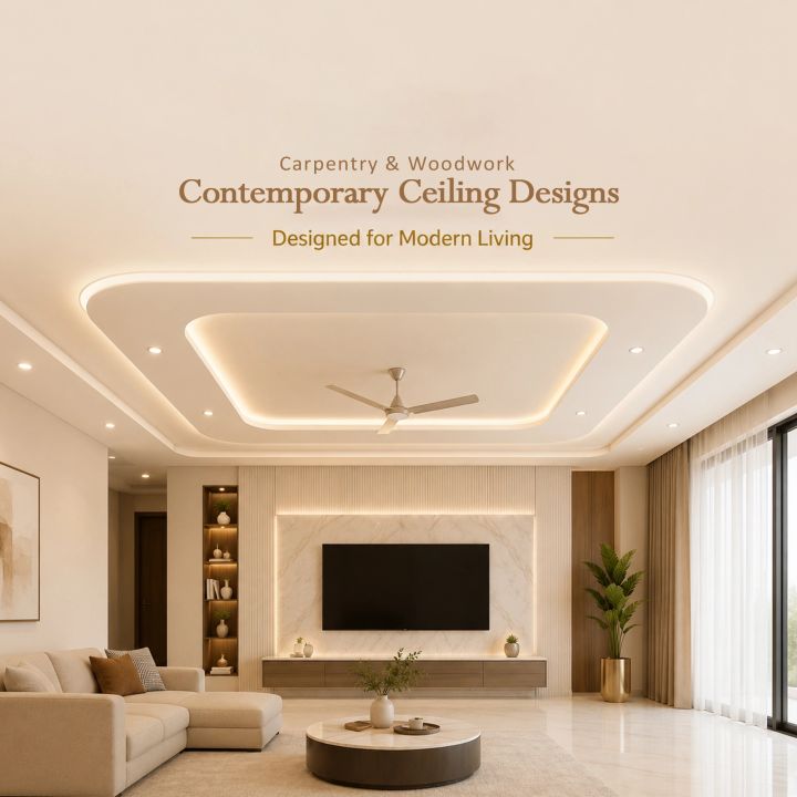 False Ceiling Contractor 07 poster design