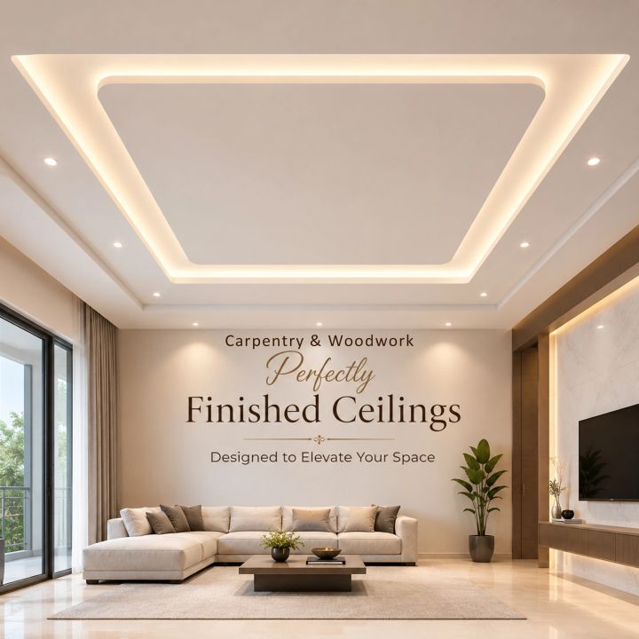 False Ceiling Contractor 09 poster design