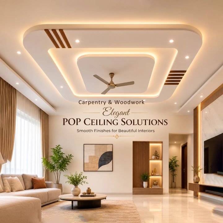 False Ceiling Contractor 10 poster design