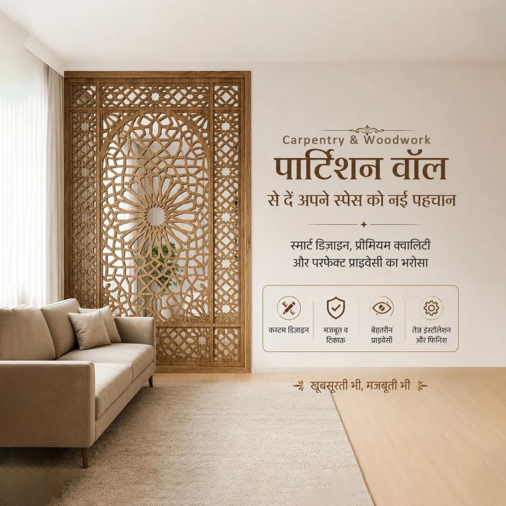 False Ceiling Contractor 13 poster design