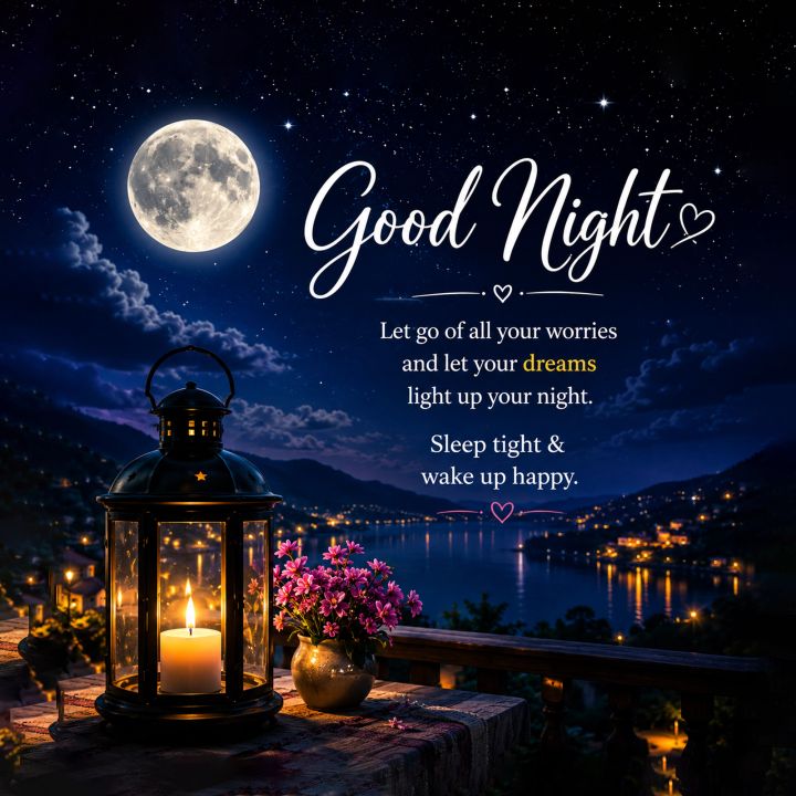 Good Night 01 poster design