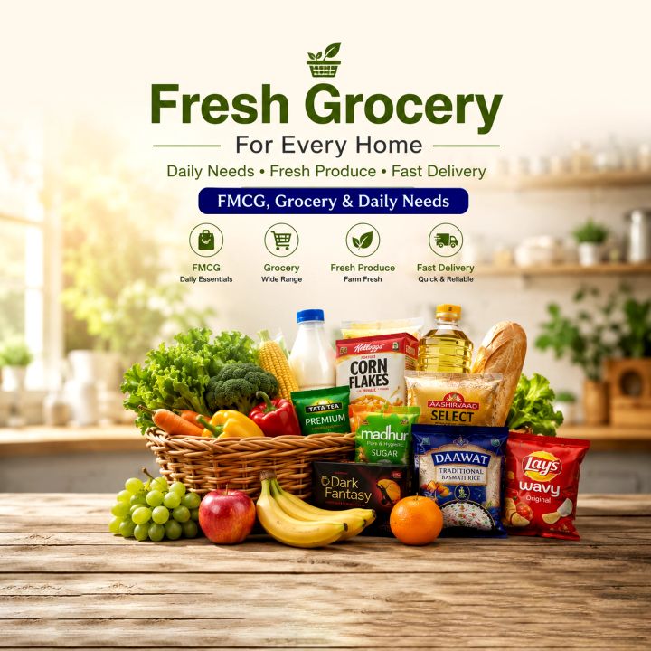 Grocery Delivery 11 poster design