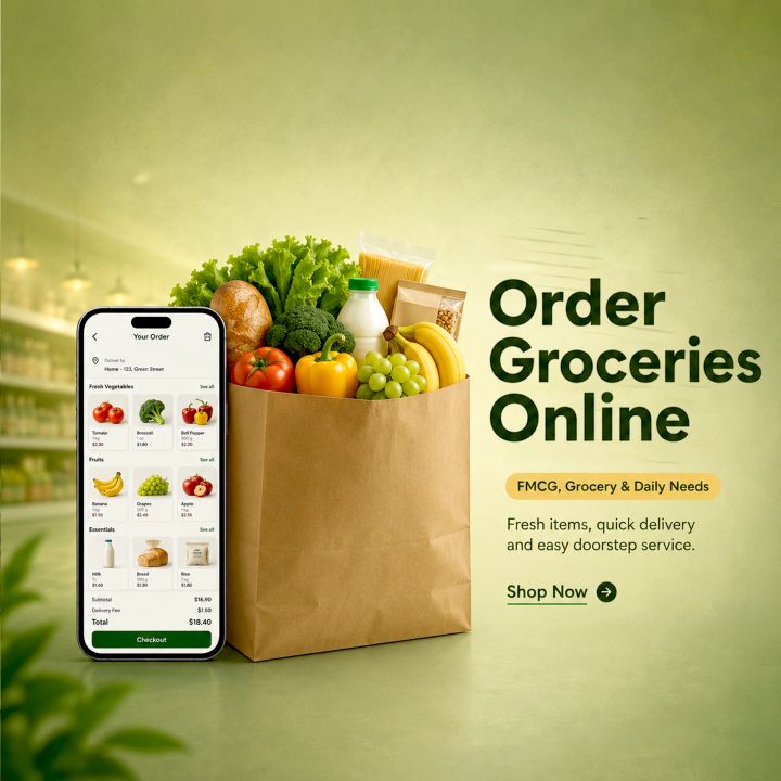 Grocery Delivery 16 poster design