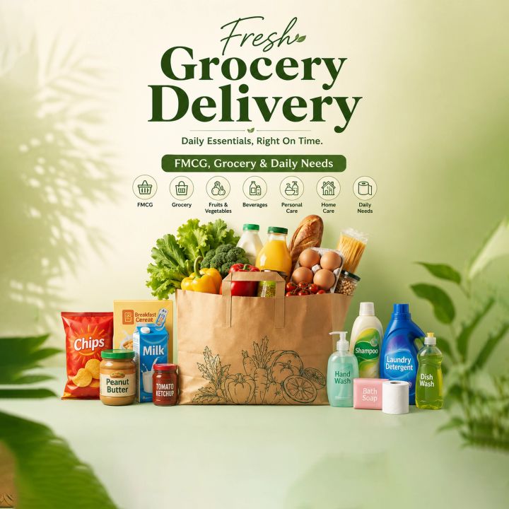 Grocery Delivery 19 poster design